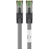 Câble réseau Goobay cat.8.1 s ftp (gris, 0,25 mètres)