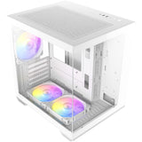 Boîtier mini tour Antec cx60m argb (blanc | 3x usb-a | rgb | verre trempé)
