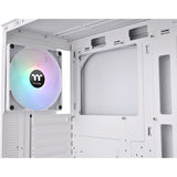 Thermaltake view 270 tg argb - snow midi tower behuizing (wit | 2x usb-a | 1x usb-c | rgb | tempered glass)