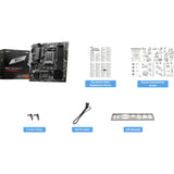Carte mère MSI Pro B650M-P Socket AM5 (noir, RAID, 2,5 Go-LAN, son, µATX)