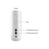 Netgear Orbi 370 Système maillé WiFi, système maillé WiFi 7 double bande, routeur maillé 3 pièces (blanc, 1x routeur Orbi WiFi 7 (RBE371), 2x satellites Orbi WiFi 7 (RBE370))