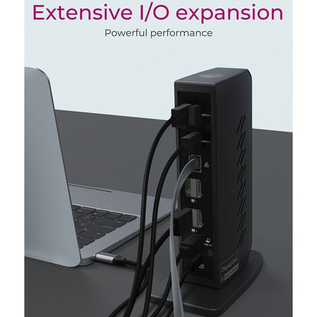 Station d'accueil Icy box ib-dk2252ac (noir, USB-A, HDMI, port d'affichage)
