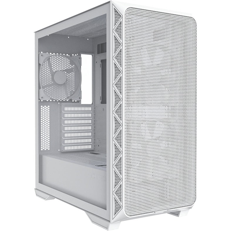 Boîtier tour midi Montech air 903 base (blanc | 2x USB-A | 1x USB-C | verre trempé)