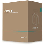 Boîtier tour midi Deepcool CG530 4f (noir | 2x USB-A | 1x USB-C | RGB | verre trempé)