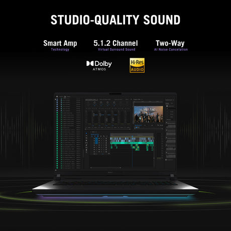 Ordinateur portable de jeu Asus ROG Strix G18 G815LR-S9103W 18 Copilot+ (noir gris | Core Ultra 9 275HX | RTX 5070 Ti | 32 Go | SSD 2 To)