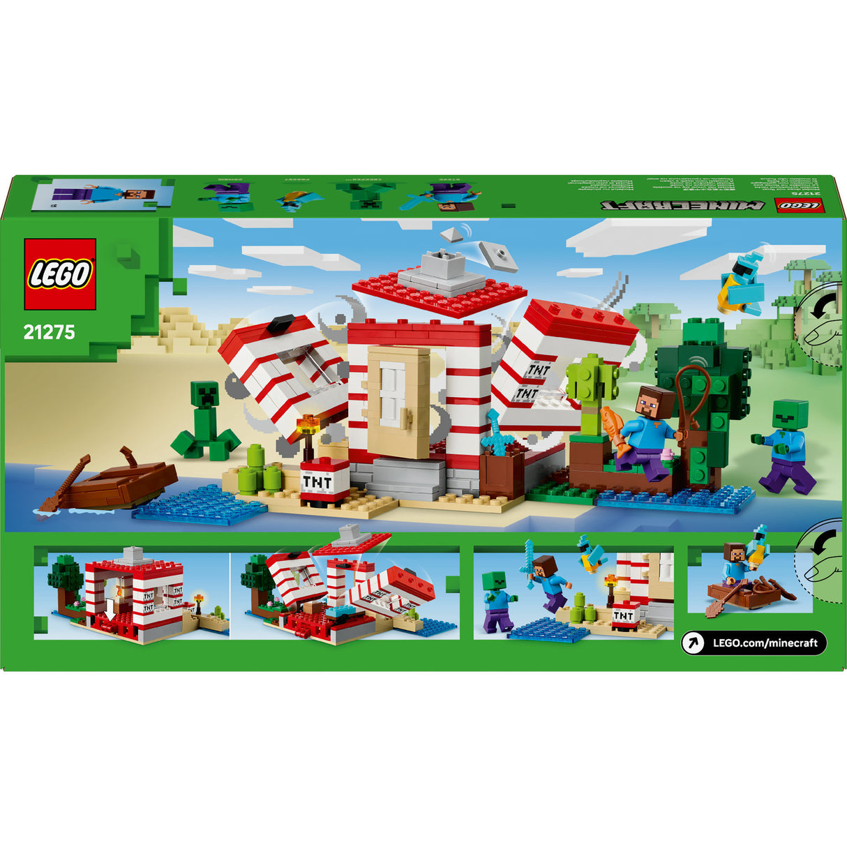 Lego minecraft 21275 la maison de la jungle TNT
