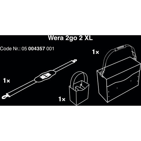 Wera 2Go 2 XL Tool Case
