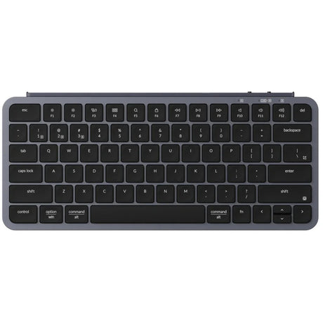 Clavier Keychron b1 pro-k1 (gris, disposition américaine-internationale (qwerty), commutateurs à ciseaux, 75 %, touches ABS, 2,4 GHz | Bluetooth 5.2 | USB-C)