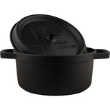 Le moulin à vent barbecue poêle l poêle (noir, ø 23 cm | 3,6 litres)