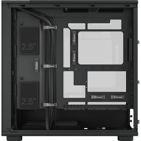 Fractal design époque xl tg rgb boîtier tour midi (noir | 2x usb-a | 1x usb-c | rgb | verre trempé)