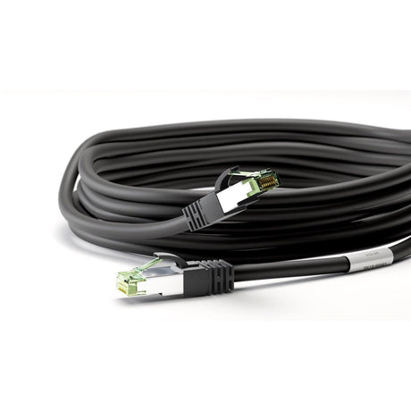 Câble réseau Goobay cat.8.1 s ftp (noir, 0,5 mètres)
