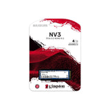 SSD Kingston nv3 4 to (snv3s 2000g, pcie 4.0 x4, nvme, m.2 2280)