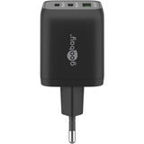 Goobay Chargeur rapide USB-C nano (65 W) et câble textile USB-C