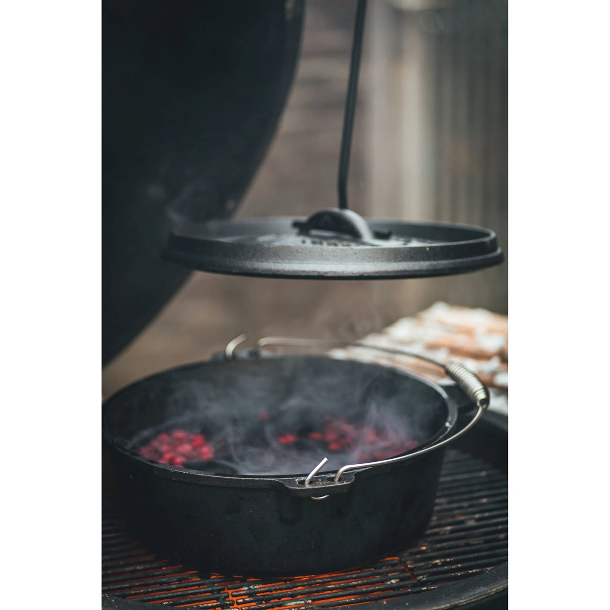 The Windmill Dutch Oven 6 qt sans pieds poêle de cuisson (noir, ø 31,5 cm | 5,9 litres)