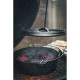 The Windmill Dutch Oven 6 qt sans pieds poêle de cuisson (noir, ø 31,5 cm | 5,9 litres)