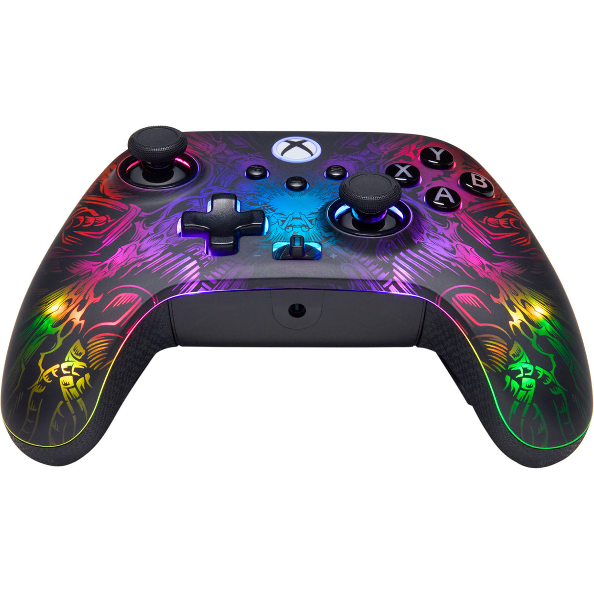 Manette sans fil Powera Fusion Pro pour Xbox Series X|S avec Lumectra (noir, RVB, Xbox Series X|S, Xbox One, PC)