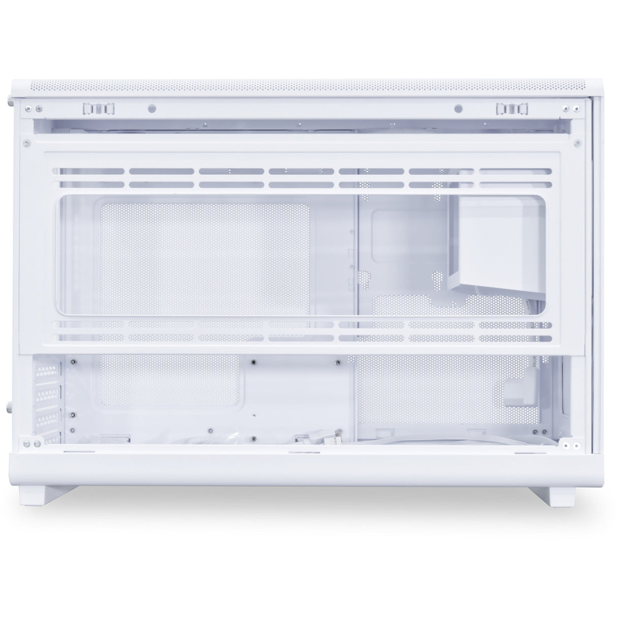 Boîtier tour midi Lian li a3-matx blanc (édition bois) (couleur bois blanc | 2x USB-A | 1x USB-C | verre trempé)