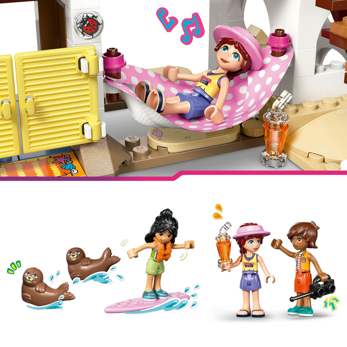 Lego Friends 42699 maison de plage avec des phoques