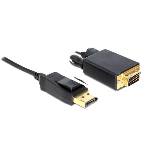 Delock display port > adaptateur dvi 24+1 (noir, 5 mètres)