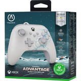 Manette Powera Advantage avec câble pour Xbox Series X|s - Polar Ice (blanc bleu, Xbox Series X|s, Xbox One, PC)