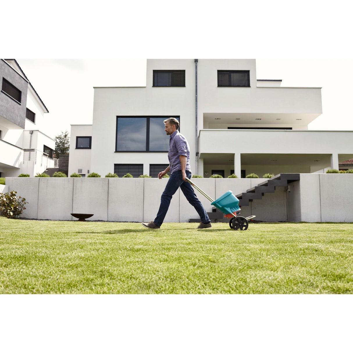 Équipement d'épandage Gardena spreader xl (noir turquoise, 436-20)