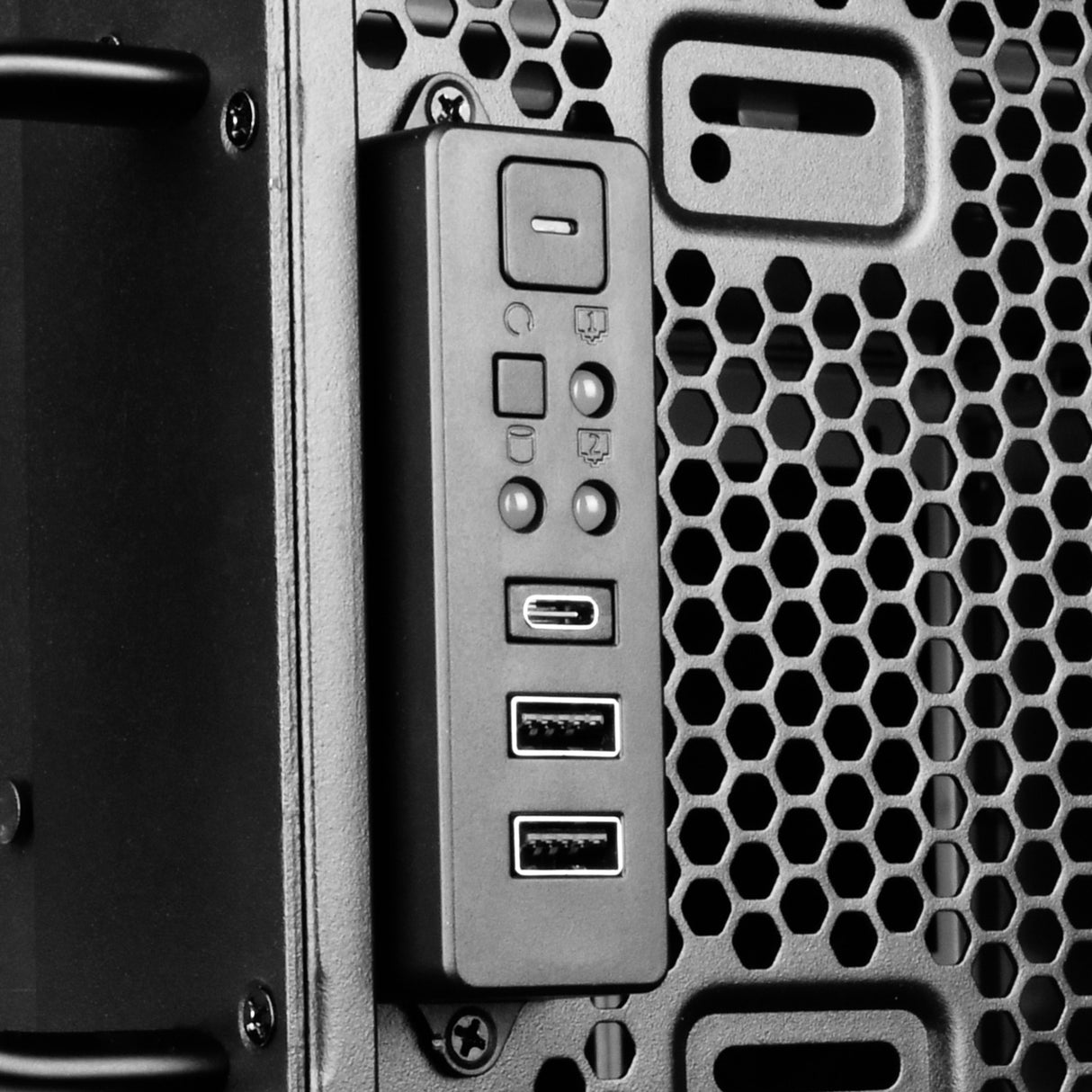 Boîtier rack Silverstone rm44 (noir | 4u | usb type-c | 2x ventilateur de boîtier 80 mm inclus)
