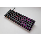 Clavier mécanique mini RVB classique Ducky One 3 (noir, disposition américaine (qwerty), marron cerise mx, 60 %, LED RVB, pbt double-shot, échangeable à chaud, mécanique charlatan)