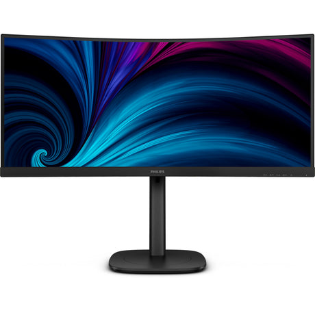 Philips 34b2u3600c 34 moniteur ultra-large incurvé (noir, HDMI, port d'affichage, 4x USB-A, USB-B, USB-C, RJ-45)