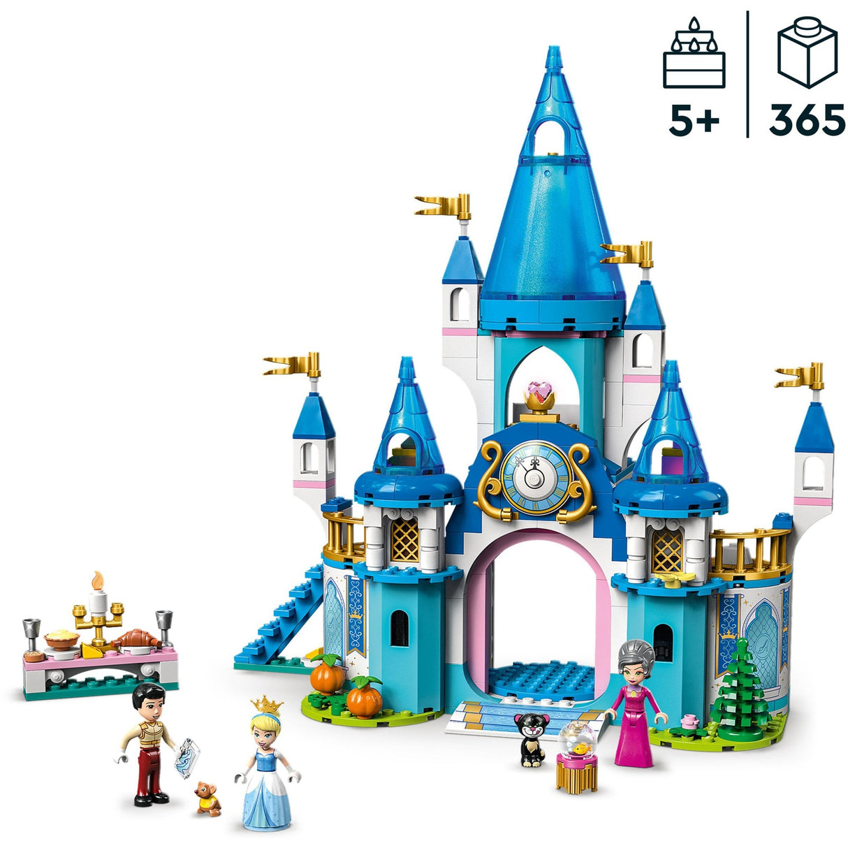 LEGO LEGO Princess 43206 Le château de Cendrillon et le prince
