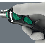 Wera 8000 c black edition zyklop speed cliquet avec 1 2 entraînements (noir vert)