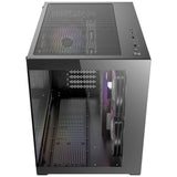 Boîtier mini tour Antec cx600m argb (noir | 3x usb-a | verre trempé)