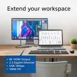 Station d'accueil Act Connectivité USB-C 4K 8K 60Hz