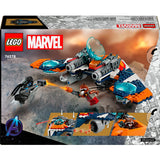 Lego Marvel - Jouets de construction Rockets Warbird contre Ronan (76278)