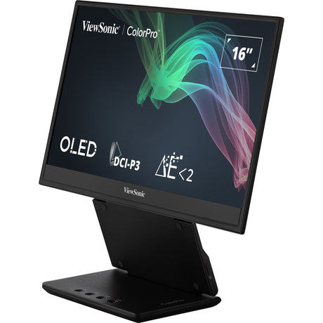 Viewsonic vp16-oled 16 monitor (zwart (mat), 1x micro-hdmi, usb-c, sound)