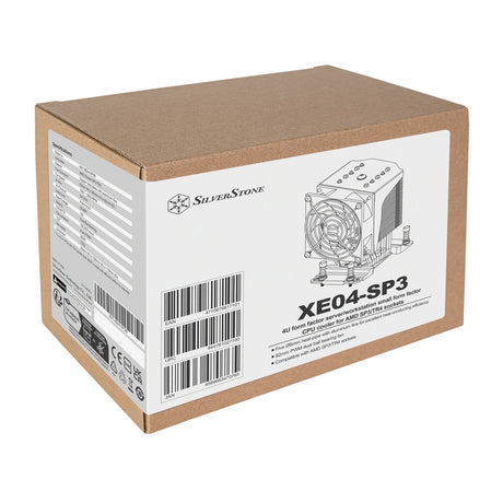 Refroidisseur de processeur Silverstone SST-XE04-SP3B (connecteur de ventilateur PWM à 4 broches)
