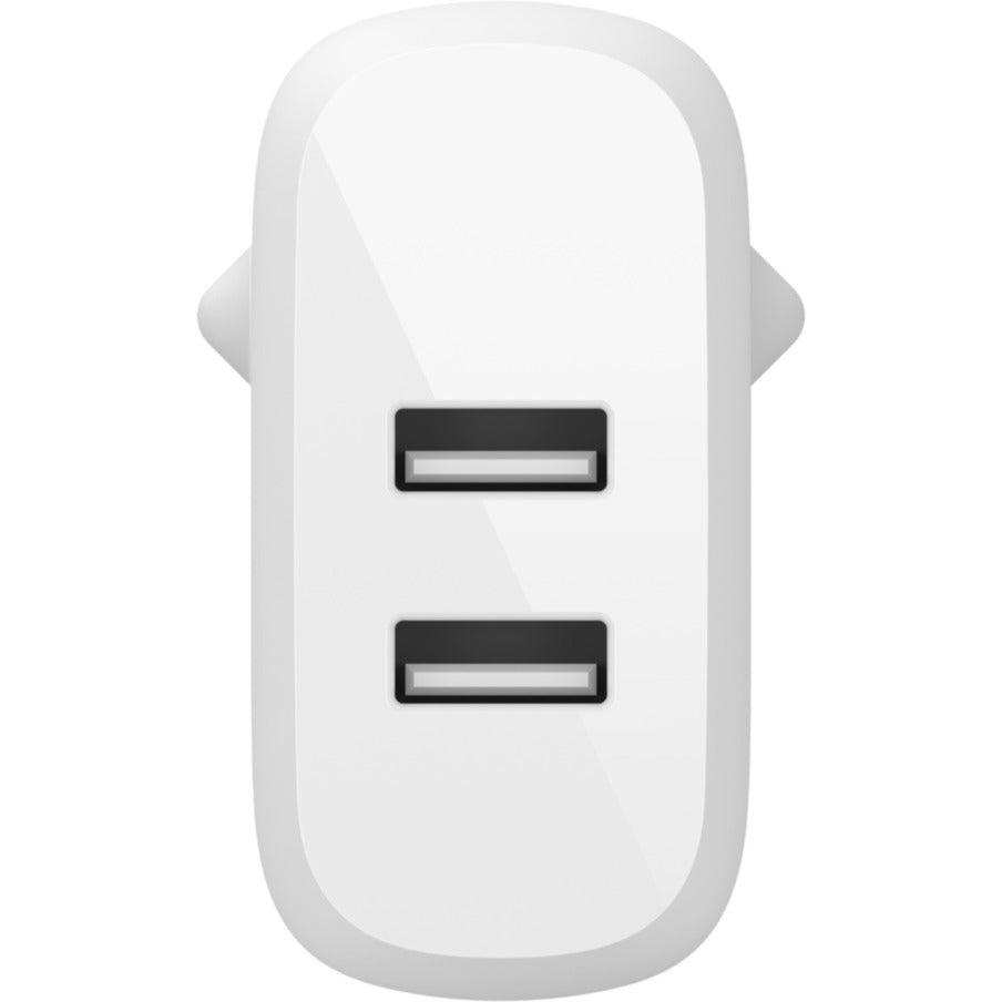 Chargeur mural Belkin Boost Charge 2 ports USB-A (blanc, 24 W)