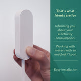 Interface de compteur électrique Ty frient 2, économie d'énergie p1 (blanc, zigbee 3.0)