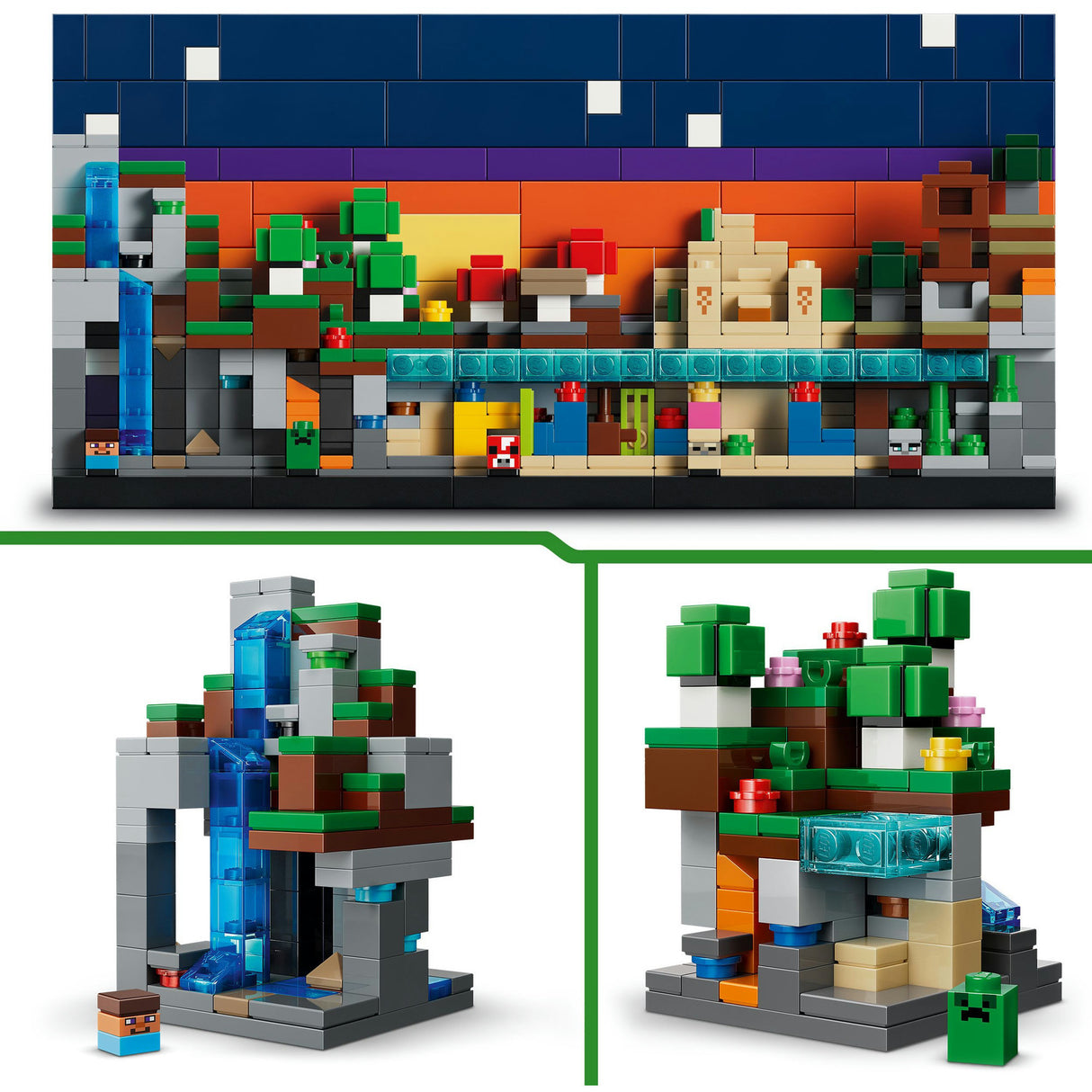 LEGO Minecraft 21589 mini biomes