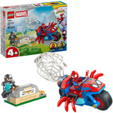 Lego Marvel 11206 Spidey sur sa moto contre rhinocéros