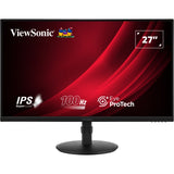 Moniteur Viewsonic vg2708a 27 (noir, 1x HDMI, 1x port d'affichage, USB-C, USB-A, son, 100 Hz)