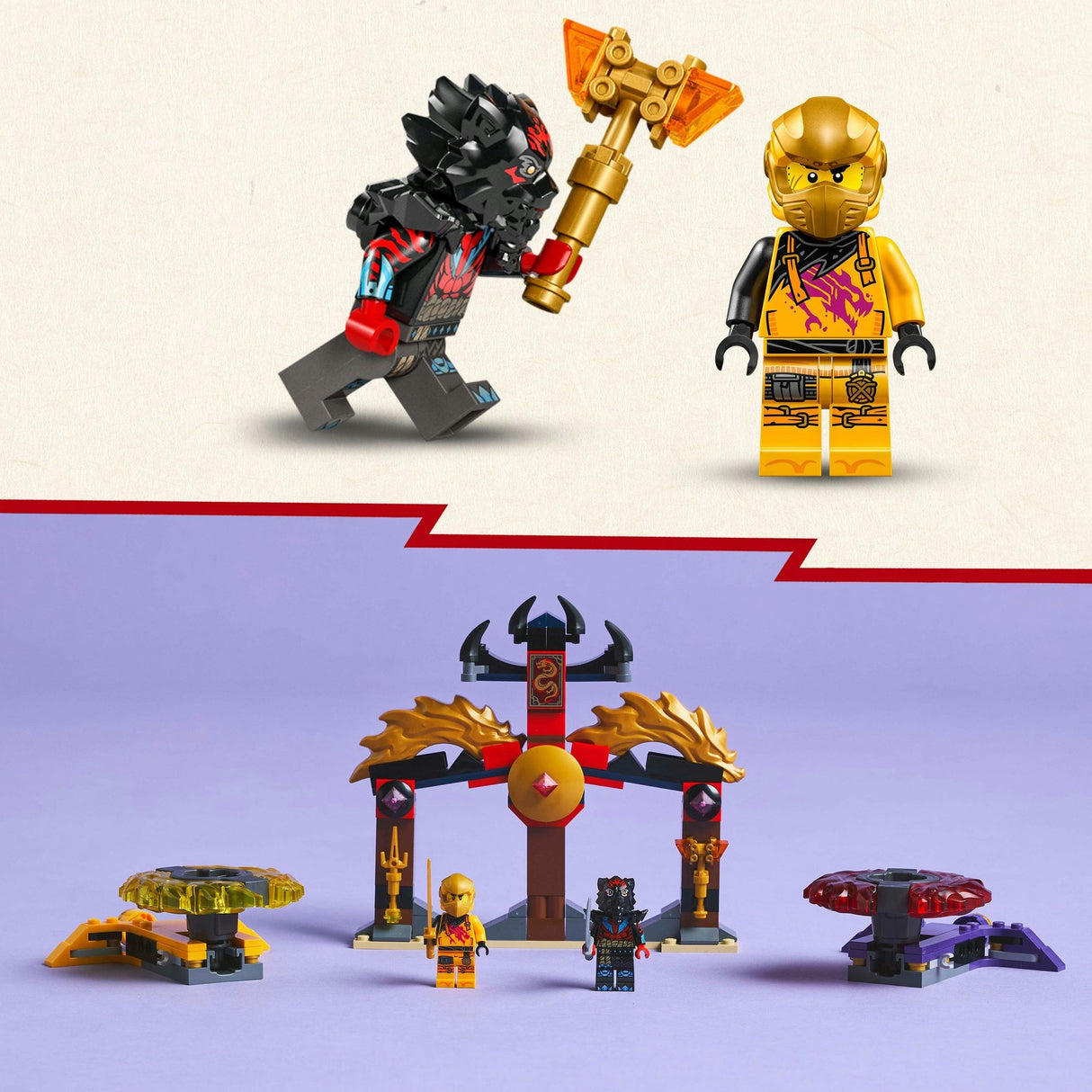 Lego Ninjago 71826 Pack de combat du dragon spinjitzu