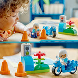 Lego Duplo 10471 moto de police bleue