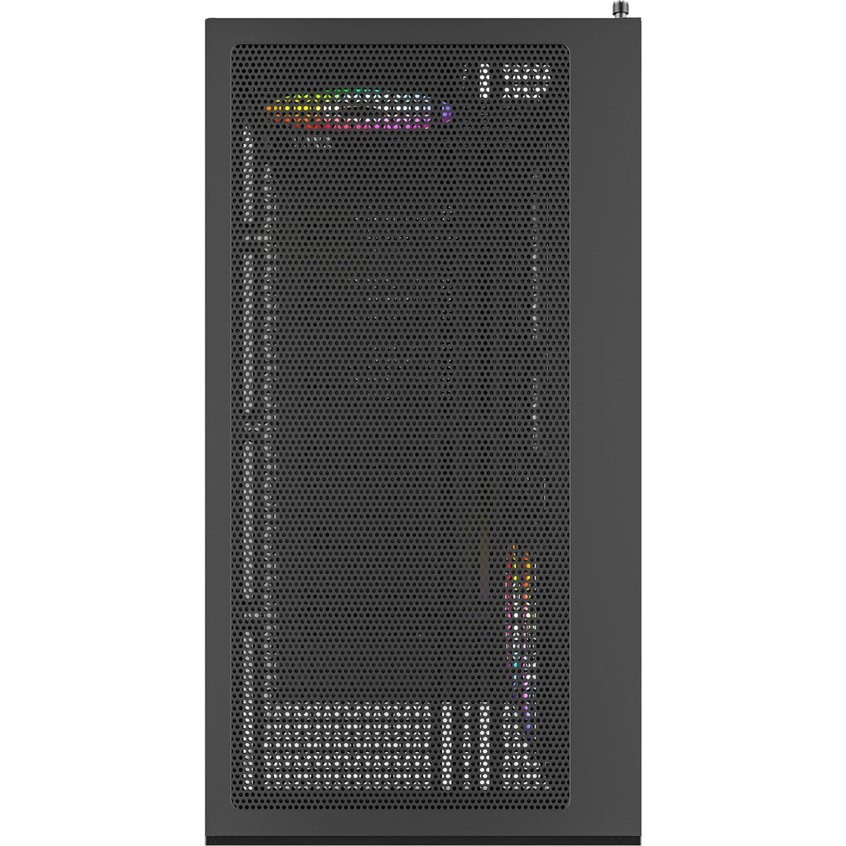 Boîtier tour midi Montech xr (noir | 2x USB-A | 1x USB-C | RVB | verre trempé)