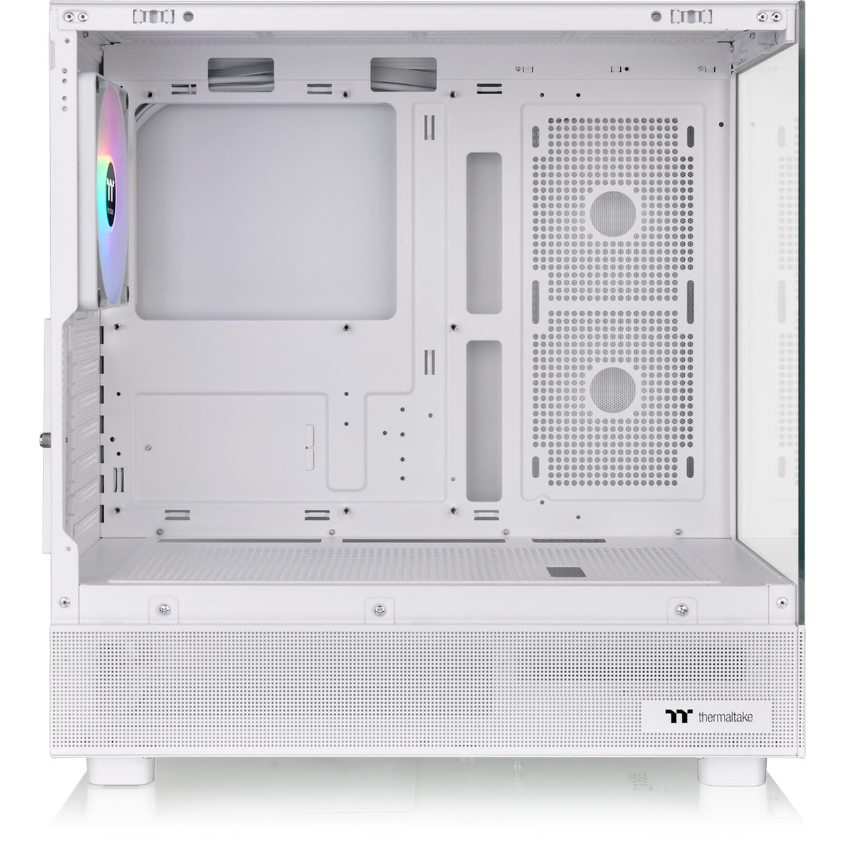 Thermaltake view 270 tg argb - snow midi tower behuizing (wit | 2x usb-a | 1x usb-c | rgb | tempered glass)