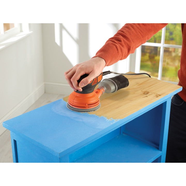 Ponceuse excentrique Black+decker ka199-qs (orange noir)