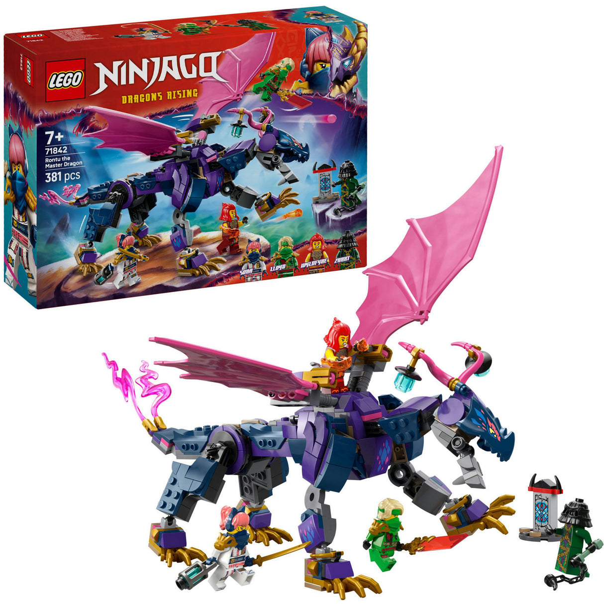 Ensemble de jouets Lego ® ninjago® rontu le maître dragon - 71842