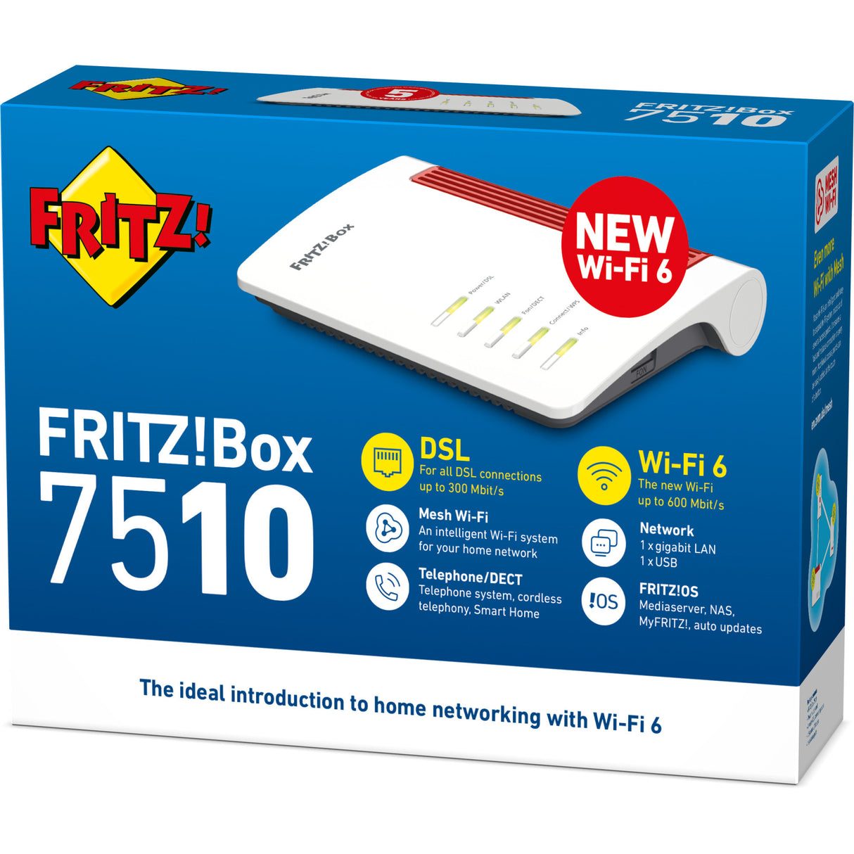 Fritz! routeur international box 7510 édition (rouge)