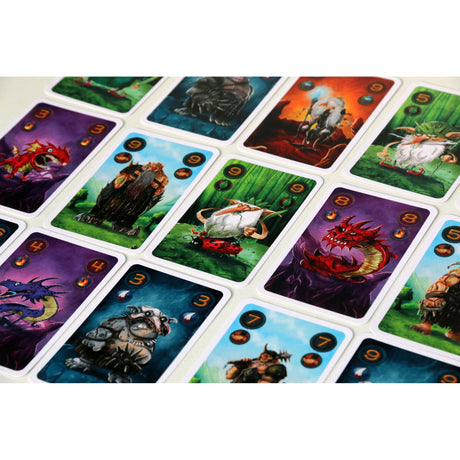 Jeux de gobelins blancs réclament un jeu de 2 cartes (néerlandais, 2 joueurs, 25 minutes, à partir de 10 ans)