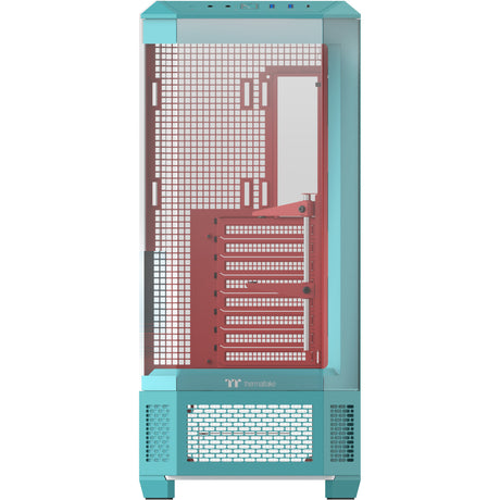 Boîtier grande tour Thermaltake view 600 tg menthe fraise (menthe berry | 2x USB-A | 1x USB-C | verre trempé)