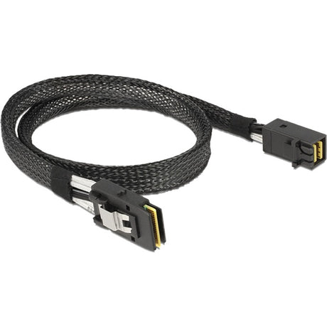 Delock mini SAS HD SFF-8643 > mini SAS SFF-8087, câble 0,5 m (noir, 83388)